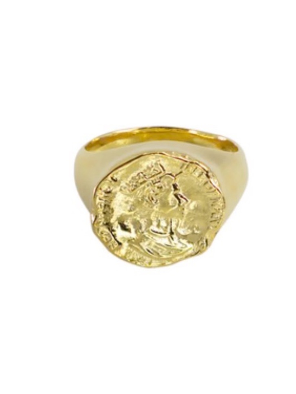 NEW Mayamar Coin Signet Ring Size 7